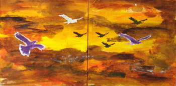 Maleri: Annette Pr�stegaard