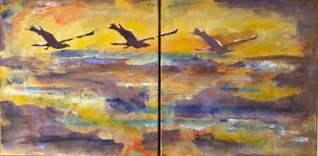 Maleri: Annette Pr�stegaard