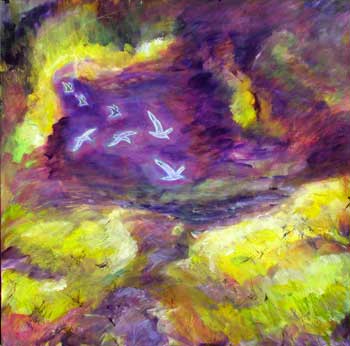 Maleri: Annette Pr�stegaard