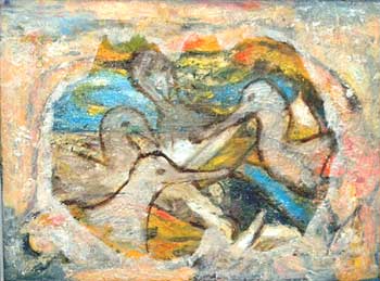 Maleri: Annette Pr�stegaard